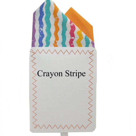 NEW - Contrasting Color 100% Cotton Pre-Folded Pocket Square Handkerchief Insert - Picture 4 of 8